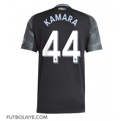 Camiseta Aston Villa Boubacar Kamara #44 Visitante Equipación 2025-26 manga corta